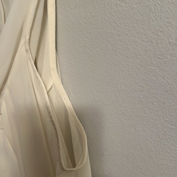 Forever 21 - COLD SHOULDER SEQUINS DETAIL CHIFFON TOP sheer mesh nude - Picture 5 of 11